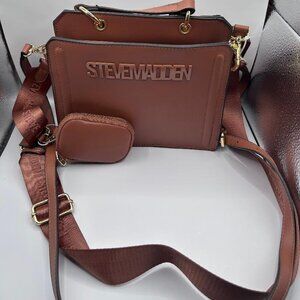 Cinnamon Steve Madden Bevelyn Crossbody bag with Airpod Pouch